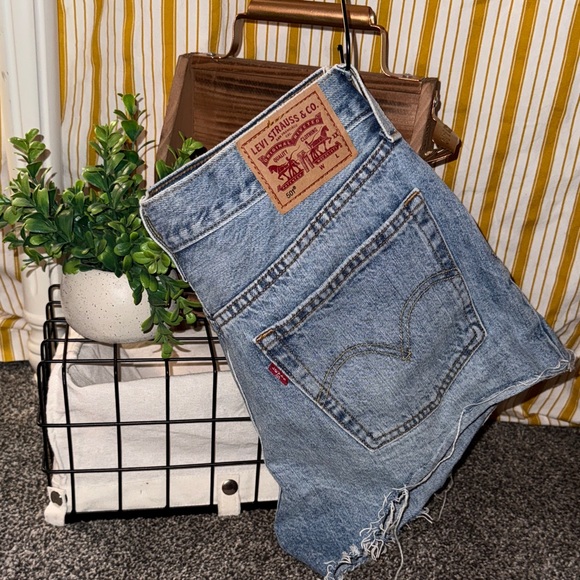 Levi's Pants - Levi's Light Blue Denim Cutoff Shorts